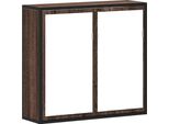 Syfax™ Mobile Bagno Specchio Rovere Marrone 65X20X60 Legno Multistrato