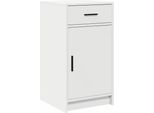 Syfax™ Credenza Bianco 40 X 40.5 X 75 Cm Legno Multistrato