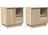 Syfax™ Armadio Da Notte 2 Pcs Rovere Sonoma 50 X 34,5 X 50 Cm.