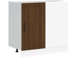 Syfax™ Mobile Base Da Cucina Lucca Rovere Marrone In Legno Multistrato