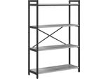 Syfax™ Libreria Grigio Sonoma 80 X 30 X 120 Cm Legno Multistrato