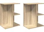 Syfax™ Comodini 2 Pz Rovere Sonoma 46,5X29X61 Cm In Legno Multistrato