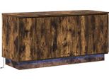 Syfax™ Mobile Tv Rovere Fumé 100 X 38 X 49 Cm Legno Multistrato