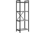 Vidaxl Libreria Grigio Sonoma 40 X 30 X 85 Cm Materiale A Base Di Legno