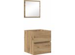 Syfax™ Mobile Da Bagno Rovere Artigianale 41 X 38,5 X 45 Cm