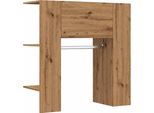 Syfax™ Scaffale Ingresso Rovere 97,5X37X99 Cm Legno Multistrato