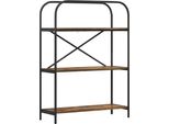 Syfax™ Libreria Rovere Fumé 80 X 30 X 109 Cm Legno Multistrato