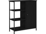 Syfax™ Credenza Rovere Nero 70 X 30 X 80 Cm