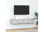 Syfax™ Mobili Tv 2Pz Grigio Sonoma 60X31X25,5 Cm Legno Multistrato
