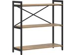 Vidaxl Libreria Artisan In Rovere 80 X 30 X 85 Cm Materiale Ligneo