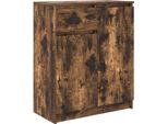 Syfax™ Credenza Con Cassetto Rovere Fumo 71X35X84 Cm In Truciolato