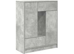 Syfax™ Credenza Con Cassetti E Ante Grigio Cemento 73X31X90 Cm