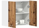 Syfax™ Pensile Da Cucina “Lyon” Legno Antico 60X31X60 Cm