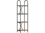Syfax™ Libreria Legno Vecchio 40 X 30 X 146 Cm Legno Multistrato