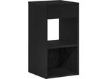 Syfax™ Comodino Con Cassetto Rovere Nero 35X34X66,5 Cm