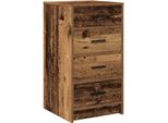 Syfax™ Credenza Legno Vecchio 40 X 41 X 75 Cm Legno Multistrato