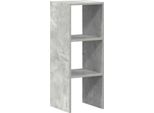 Syfax™ Libreria Impilabili Grigio Cemento 30X30X80Cm Legno Multistrato