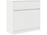 Syfax™ Credenza Con Cassetto Bianco 80X34X76 Cm In Legno Multistrato