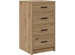 Syfax™ Credenza Rovere Artigianale 40 X 41 X 75 Cm Legno Multistrato