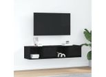Syfax™ Mobili Tv 2 Pz Rovere Nero 60X31X25,5 Cm In Legno Multistrato