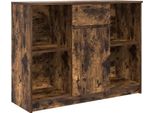Syfax™ Credenza Con Cassetto Rovere Fumo 101X35X76 Cm In Truciolato
