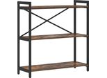 Syfax™ Libreria Rovere Fumé 80 X 30 X 85 Cm Legno Multistrato