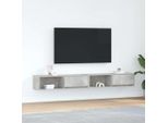 Syfax™ Mobili Tv 2 Pz Grigio Cemento 100X31X25,5 Cm Legno Multistrato
