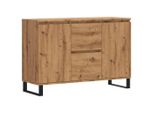 Syfax™ Credenza Rovere Artigianale 101,5X35X70 Cm In Legno Multistrato