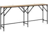 Syfax™ Tavolo Consolle Rovere Artigianale 180 X 30 X 75 Cm