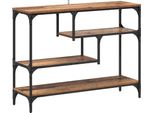 Syfax™ Tavolo Consolle Con Lo Scaffale Legno Vecchio 100 X 30 X 75 Cm