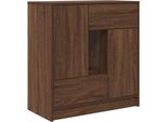Syfax™ Credenza Con Cassetti E Ante Rovere Marrone 70,5X34X74,5 Cm