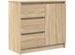 Syfax™ Credenza Con Cassetto Rovere Sonoma 71X35X65 Cm In Truciolato