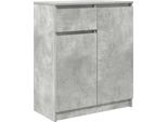 Syfax™ Credenza Con Cassetto Grigio Cemento 71X35X84 Cm In Truciolato
