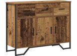 Syfax™ Credenza Con Cassetto Legno Vecchio 97 X 32,5 X 74,5 Cm