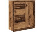 Syfax™ Credenza Con Cassetti Legno Antico 71X35X84 Cm In Truciolato