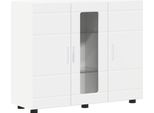Syfax™ Armadio In Legno Bianco 88,5 X 30,5 X 73 Cm Legno Multistrato