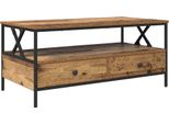 Syfax™ Tavolino Da Salotto With Drawer Legno Vecchio 100 X 51 X 45 Cm
