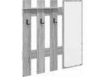Vidaxl Comodino Da Parete Sonoma Grigio 100 X 10 X 100 Cm