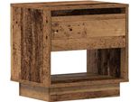 Syfax™ Comodino Legno Vecchio 45 X 34 X 44 Cm Legno Multistrato
