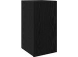 Syfax™ Mobile Tv Da Parete Rovere Nero 30,5 X 30 X 60 Cm