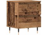 Syfax™ Armadio Da Notte Con Cassetto Legno Vecchio 40 X 35 X 50 Cm