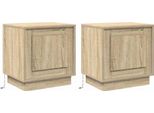 Syfax™ Armadio Da Notte 2 Pcs Rovere Sonoma 44 X 34,5 X 45 Cm