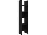 Syfax™ Armadio Per Libri Rovere Nero 40 X 35 X 180 Cm