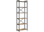 Vidaxl Libreria Artisan In Rovere 40 X 30 X 85 Cm Materiale A Base Di Legno
