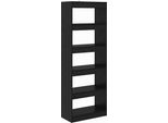 Syfax™ Armadio Per Libri Rovere Nero 60 X 30 X 166 Cm