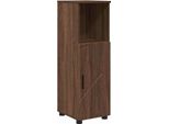 Syfax™ Mobile Da Bagno Con Porta Rovere Marrone 30 X 35 X 95 Cm