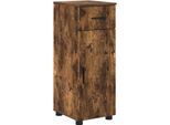 Syfax™ Mobile Da Bagno Con Cassetto Rovere Fumé 30 X 35 X 80 Cm