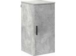 Syfax™ Mobile Da Bagno Con Porta Grigio Cemento 30 X 31,5 X 61 Cm