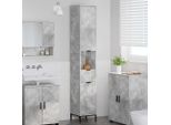 Syfax™ Mobile Da Bagno Con Cassetto Grigio Cemento 31,5 X 33 X 190 Cm
