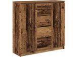 Syfax™ Credenza Con Cassetti Legno Antico 100,5X35X98,5 Cm Truciolato